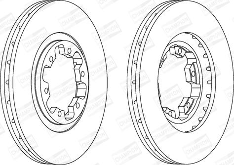Champion 562388CH - Disque de frein cwaw.fr