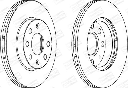 Champion 562290CH - Disque de frein cwaw.fr