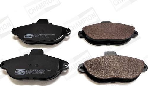 Champion 571843CH - Kit de plaquettes de frein, frein à disque cwaw.fr