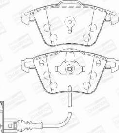 Champion 573463CH - Kit de plaquettes de frein, frein à disque cwaw.fr