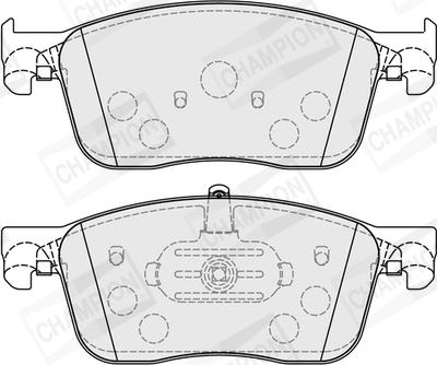 Champion 573862CH - Kit de plaquettes de frein, frein à disque cwaw.fr