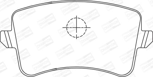 Champion 573259CH - Kit de plaquettes de frein, frein à disque cwaw.fr