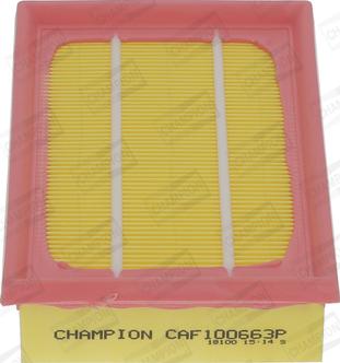 Champion CAF100663P - Filtre à air cwaw.fr