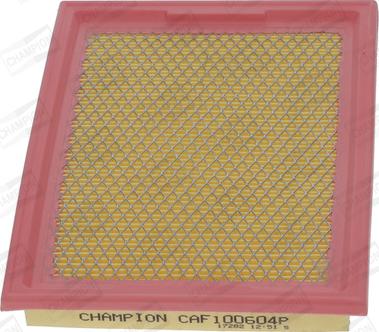 Champion CAF100604P - Filtre à air cwaw.fr