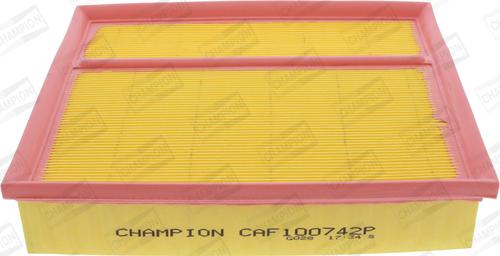 Champion CAF100742P - Filtre à air cwaw.fr