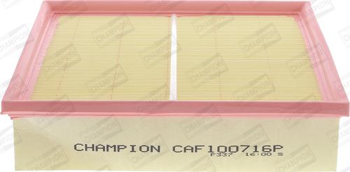 Champion CAF100716P - Filtre à air cwaw.fr