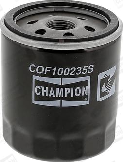 Champion COF100235S - Filtre à huile cwaw.fr