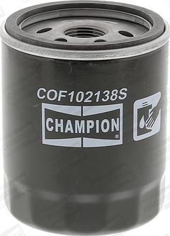 Champion COF102138S - Filtre à huile cwaw.fr