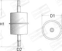 Champion L101/606 - Filtre à carburant cwaw.fr