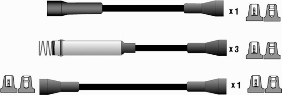 Champion LS-17 /190 - Kit de câbles d'allumage cwaw.fr