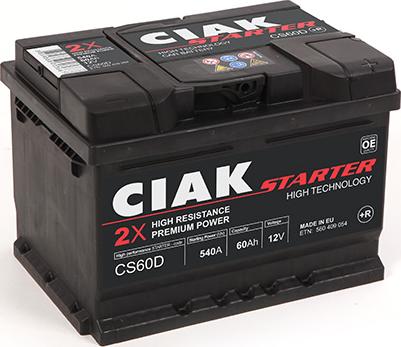 CIAKStarter CS60D - Batterie de démarrage cwaw.fr