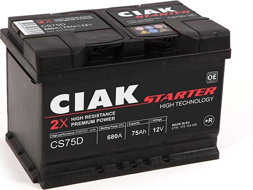 CIAKStarter CS75D - Batterie de démarrage cwaw.fr