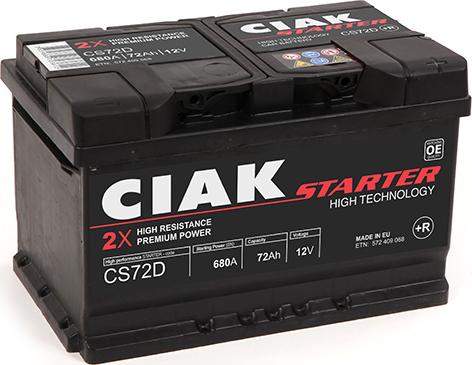 CIAKStarter CS72D - Batterie de démarrage cwaw.fr