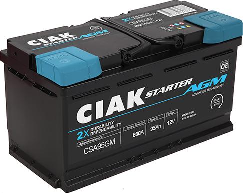 CIAKStarter CSA95GM - Batterie de démarrage cwaw.fr