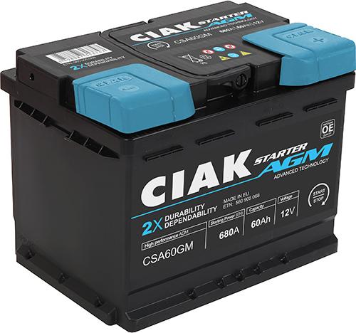 CIAKStarter CSA60GM - Batterie de démarrage cwaw.fr