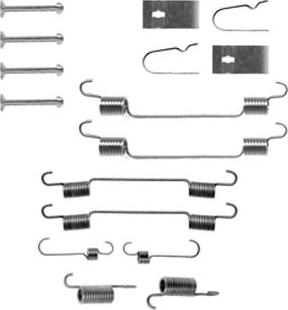 Cifam 9110 - Kit d'accessoires, mâchoire de frein cwaw.fr