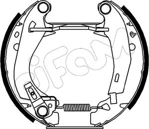 Cifam 151-009 - Jeu de mâchoires de frein cwaw.fr