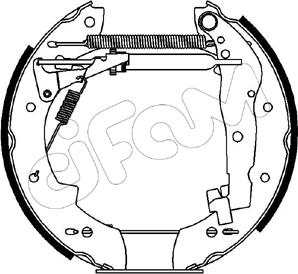 Cifam 151-088 - Jeu de mâchoires de frein cwaw.fr