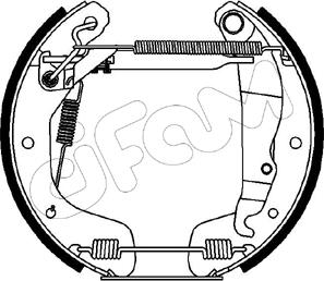 Cifam 151-079 - Jeu de mâchoires de frein cwaw.fr