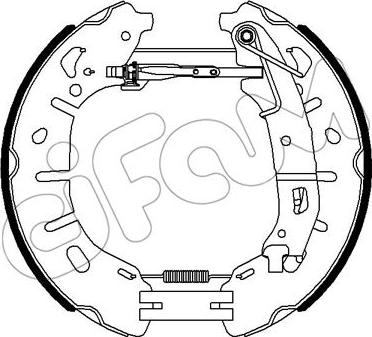 Cifam 151-354 - Jeu de mâchoires de frein cwaw.fr