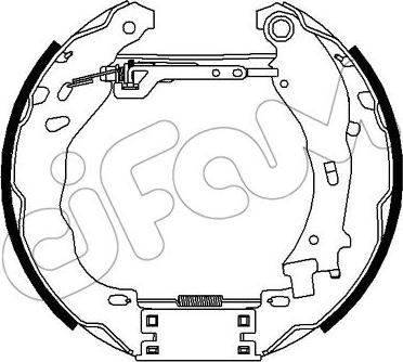 Cifam 151-362 - Jeu de mâchoires de frein cwaw.fr