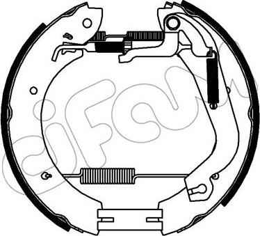 Cifam 151-336 - Jeu de mâchoires de frein cwaw.fr