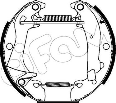 Cifam 151-379 - Jeu de mâchoires de frein cwaw.fr