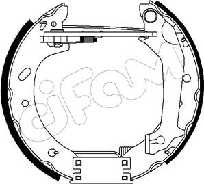 Cifam 151-202 - Jeu de mâchoires de frein cwaw.fr