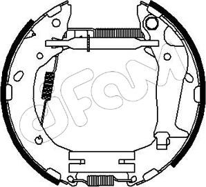 Cifam 151-215 - Jeu de mâchoires de frein cwaw.fr