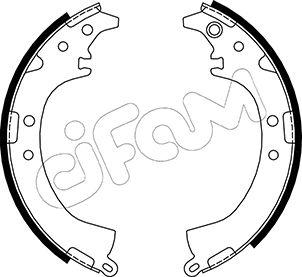 Cifam 153-429 - Jeu de mâchoires de frein cwaw.fr