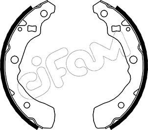 Cifam 153-041 - Jeu de mâchoires de frein cwaw.fr