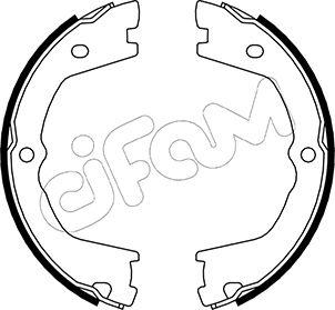 Cifam 153-086 - Jeu de mâchoires de frein, frein de stationnement cwaw.fr