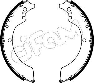 Cifam 153-033 - Jeu de mâchoires de frein cwaw.fr