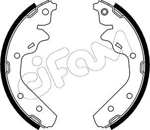 Cifam 153-028 - Jeu de mâchoires de frein cwaw.fr