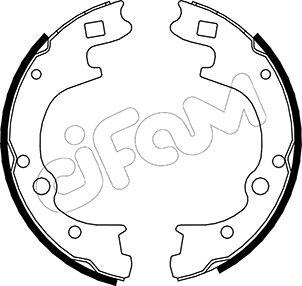 Cifam 153-174 - Jeu de mâchoires de frein cwaw.fr