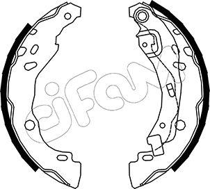 Cifam 153-359 - Jeu de mâchoires de frein cwaw.fr