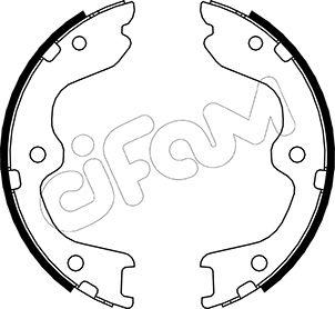 Cifam 153-294 - Jeu de mâchoires de frein, frein de stationnement cwaw.fr