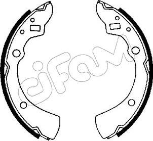 Cifam 153-200 - Jeu de mâchoires de frein cwaw.fr