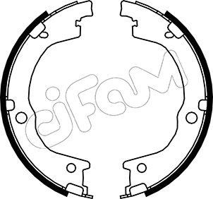 Cifam 153-230 - Jeu de mâchoires de frein, frein de stationnement cwaw.fr