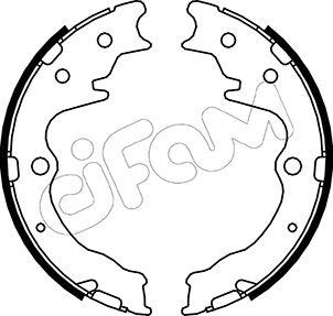 Cifam 153-228 - Jeu de mâchoires de frein, frein de stationnement cwaw.fr