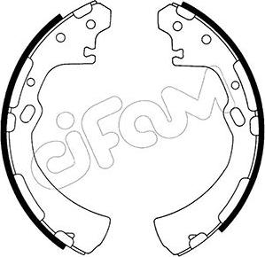 Cifam 153-279 - Jeu de mâchoires de frein cwaw.fr