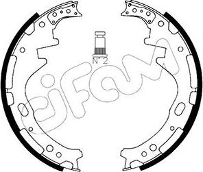 Cifam 153-278 - Jeu de mâchoires de frein cwaw.fr