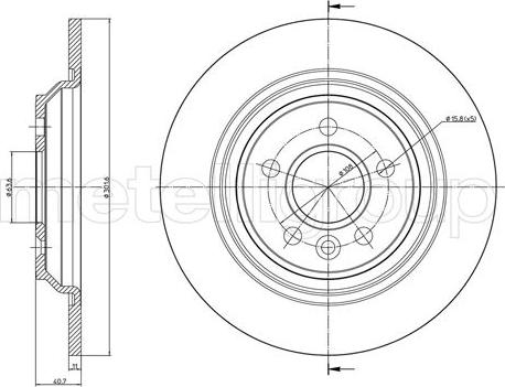 Cifam 800-992C - Disque de frein cwaw.fr