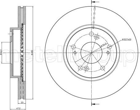 Cifam 800-958C - Disque de frein cwaw.fr