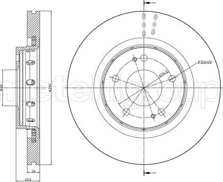 Cifam 800-939C - Disque de frein cwaw.fr