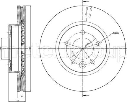 Cifam 800-933C - Disque de frein cwaw.fr