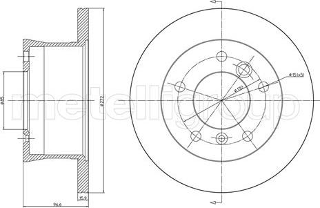 Cifam 800-492 - Disque de frein cwaw.fr