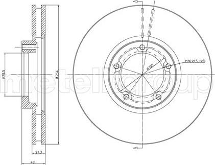 Cifam 800-459 - Disque de frein cwaw.fr