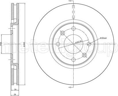 Cifam 800-454 - Disque de frein cwaw.fr