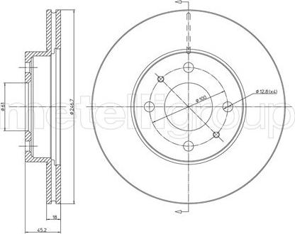 Cifam 800-456 - Disque de frein cwaw.fr